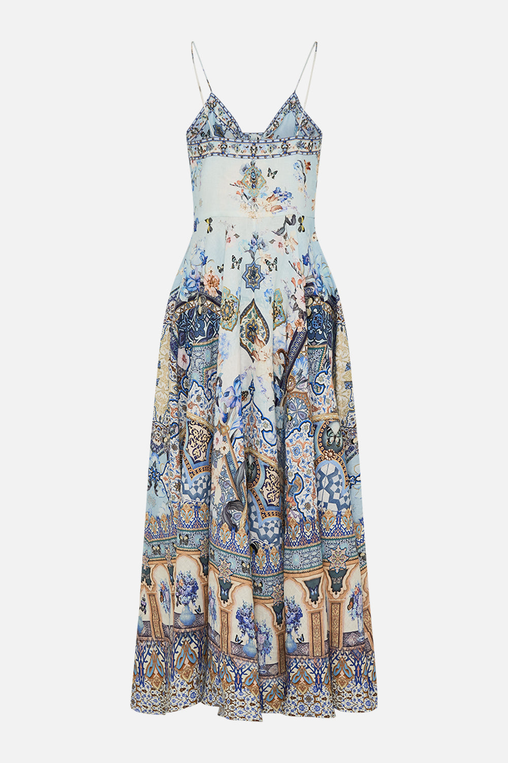 LONG DRESS WITH TIE FRONT AL MANIAL PALACE MEMOIRS