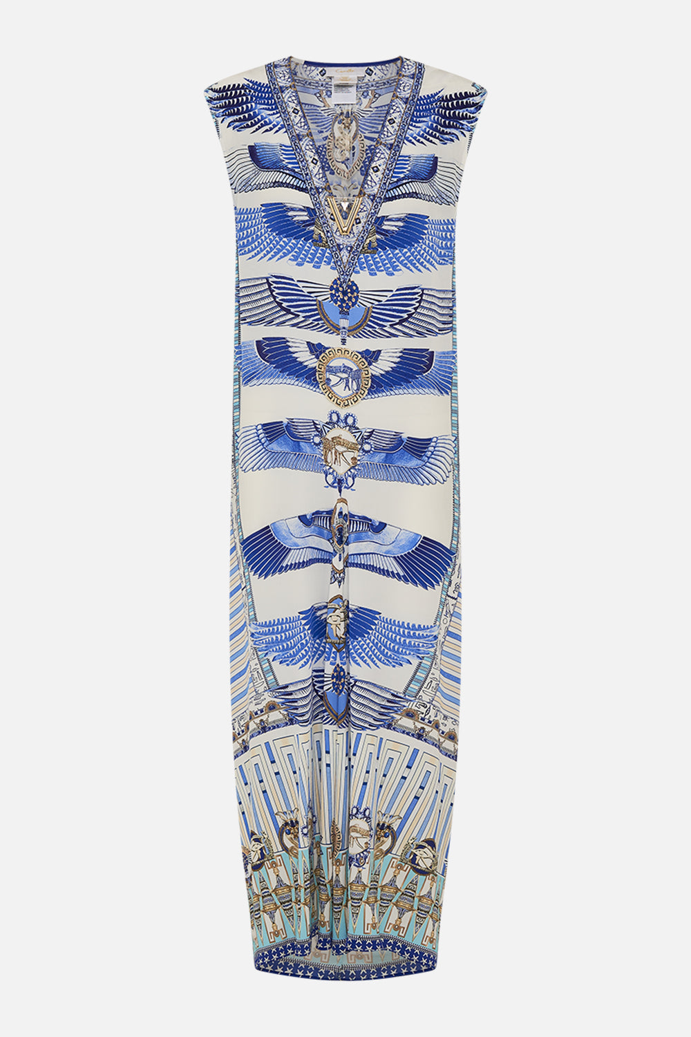 SLEEVELESS DRAPE BACK DRESS DANCING WITH DAYLIGHT