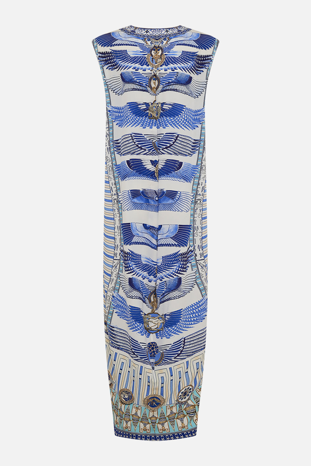 SLEEVELESS DRAPE BACK DRESS DANCING WITH DAYLIGHT