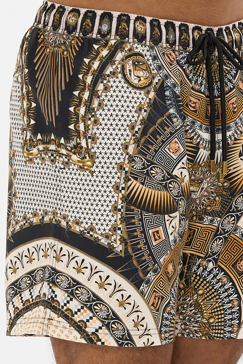 The CAMILLA MID LENGTH BOARDSHORT TEMPLES OF DENDARA in our  print.