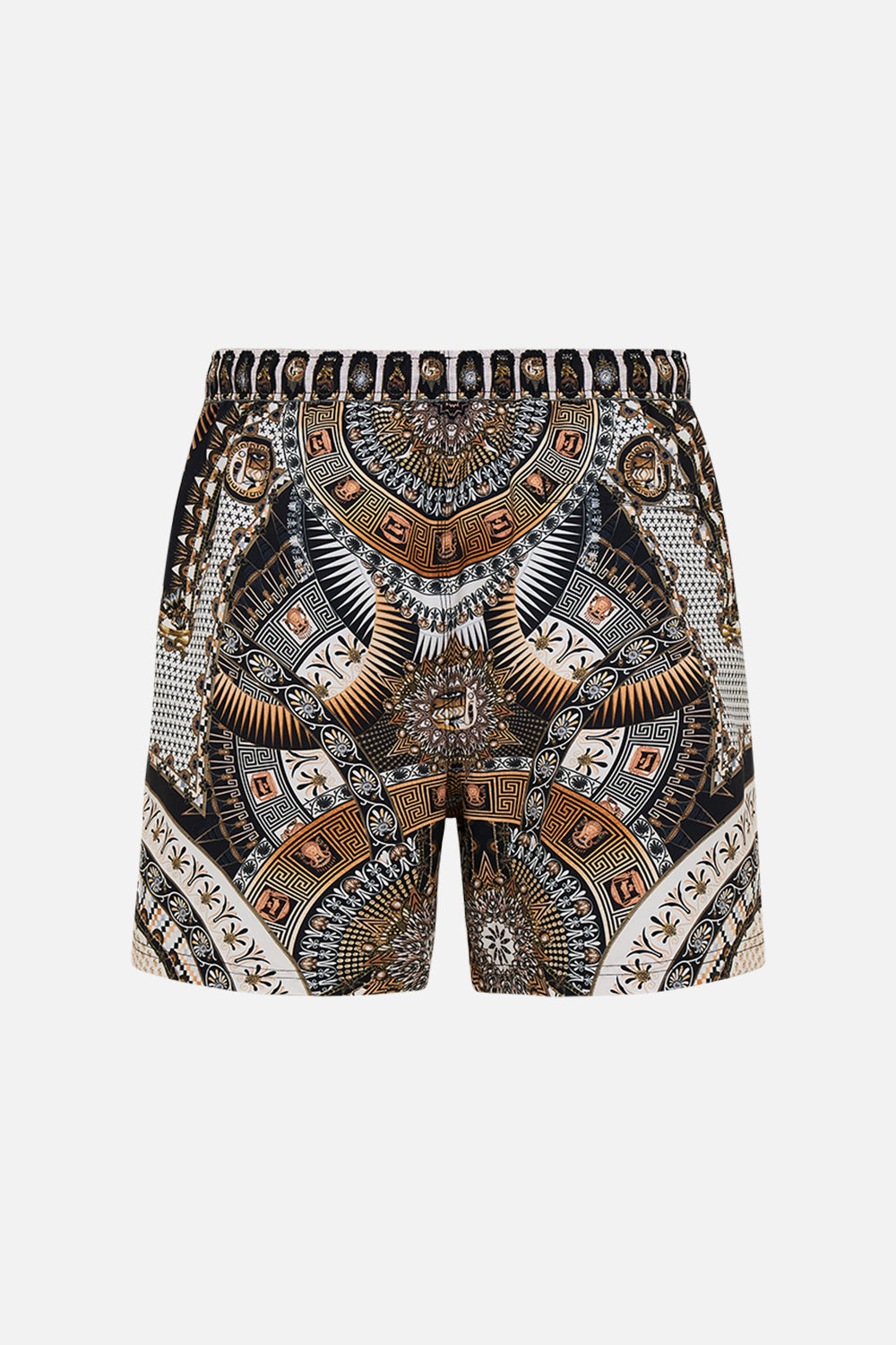 The CAMILLA MID LENGTH BOARDSHORT TEMPLES OF DENDARA in our  print.
