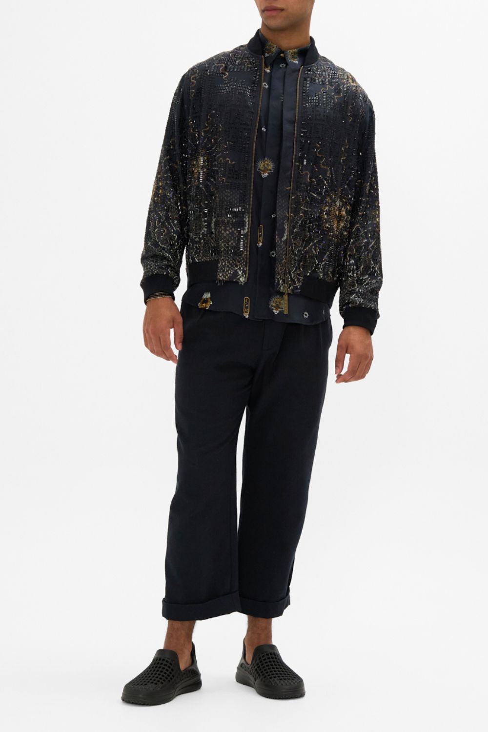LONG SLEEVE HIDDEN PLACKET SHIRT CALL ME CLEOPATRA