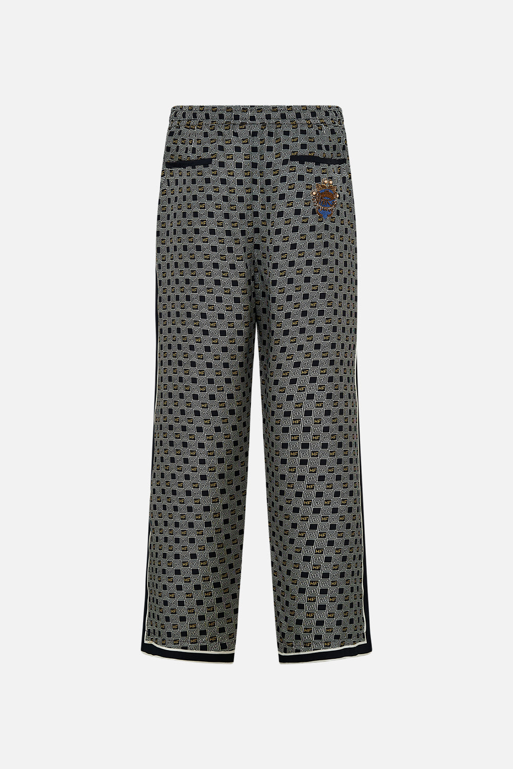 The CAMILLA LOUNGE PANT RIDDLE OF THE SPHINX in our  print.