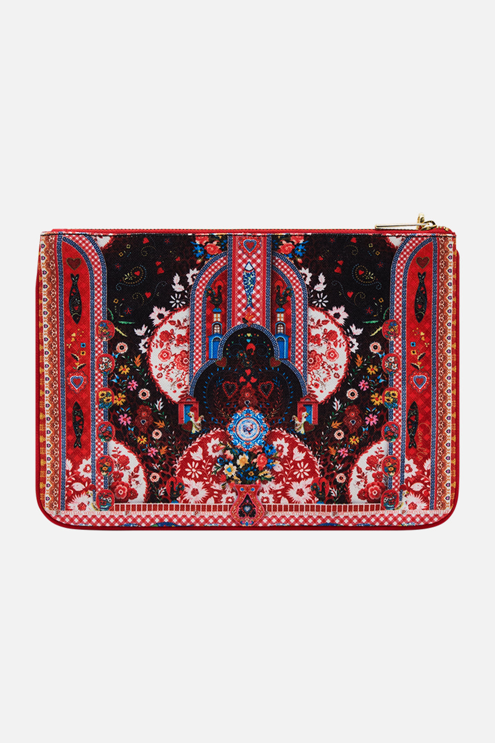 SMALL CANVAS CLUTCH FOLK FABULOUS