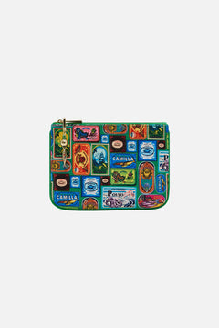 CAMILLA Coin And Phone Purse in Sal Do Mar print