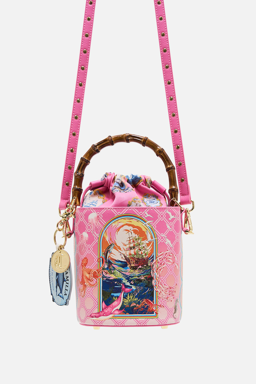 DRAWSTRING BUCKET BAG SALTY SPLENDOUR