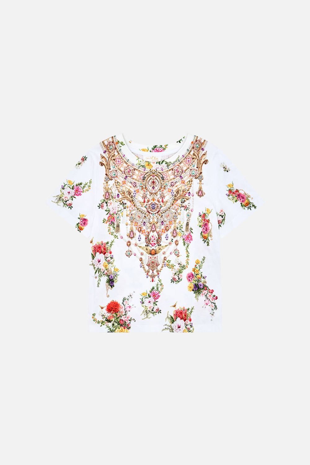 Milla By CAMILLA Kids short sleeve tee in Egyptian rose print.