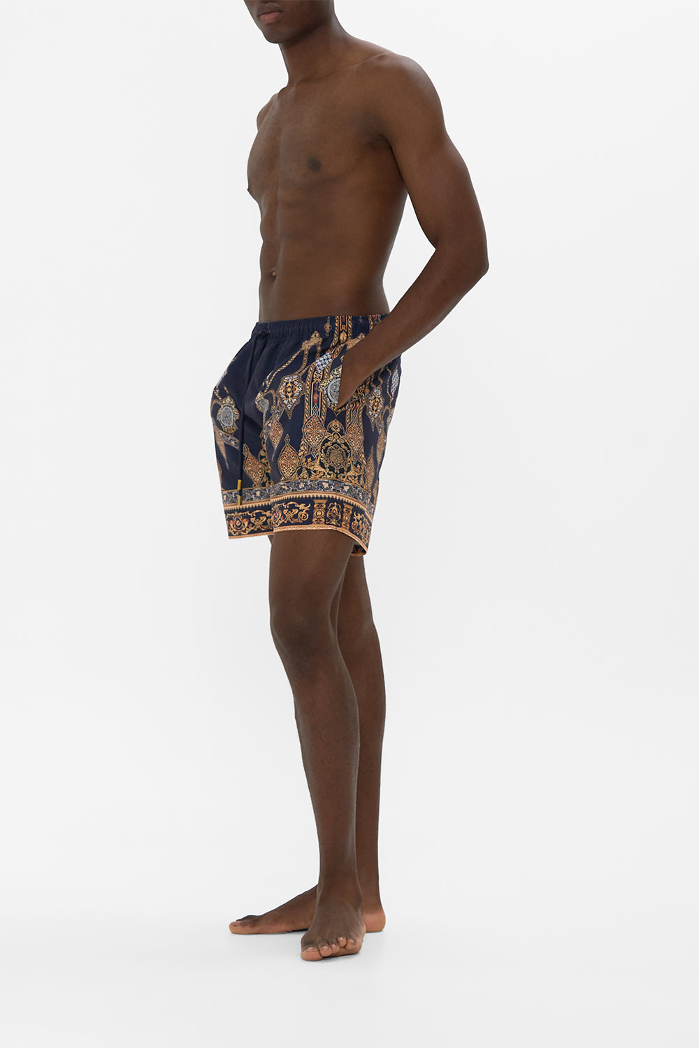 MID LENGTH BOARDSHORT WITH ELASTIC WAIST THE IMPERIAL GATE