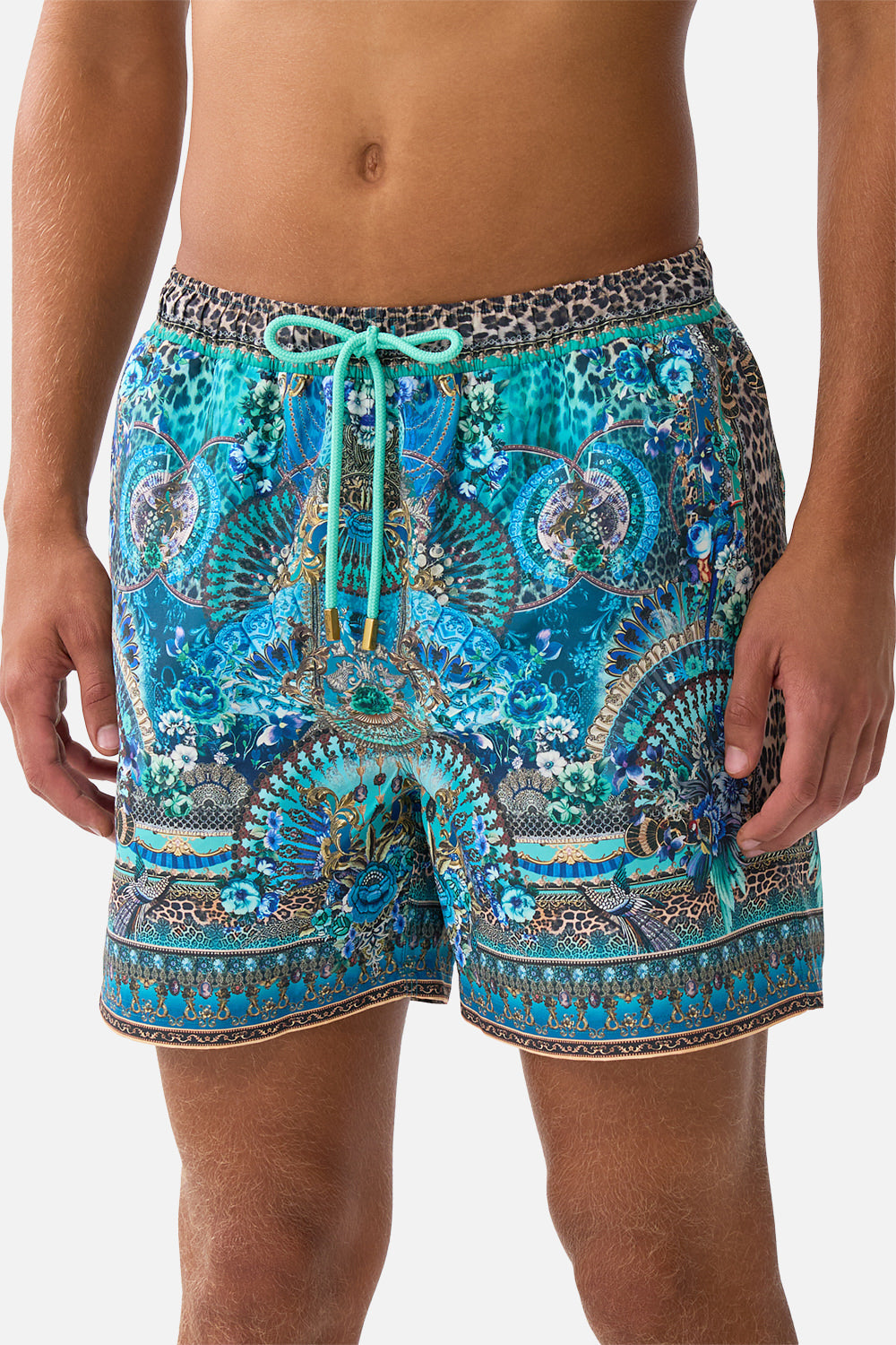 MID LENGTH BOARDSHORT WITH ELASTIC WAIST FLAMENCO EUPHORIA