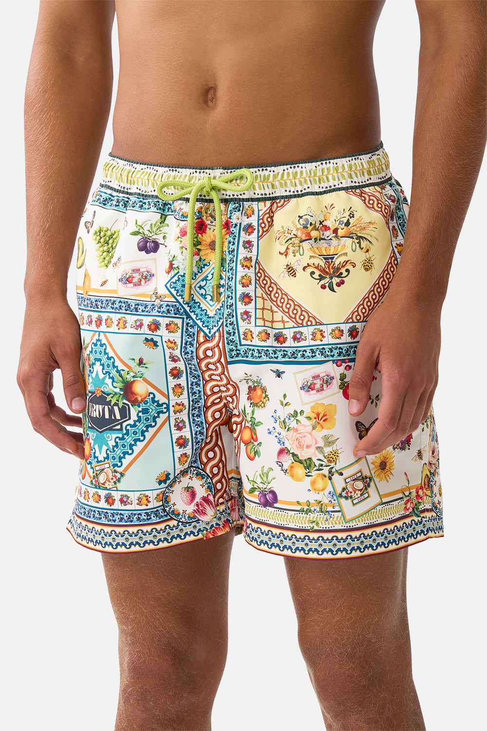 MID LENGTH BOARDSHORT WITH ELASTIC WAIST VIVA VALENCIA