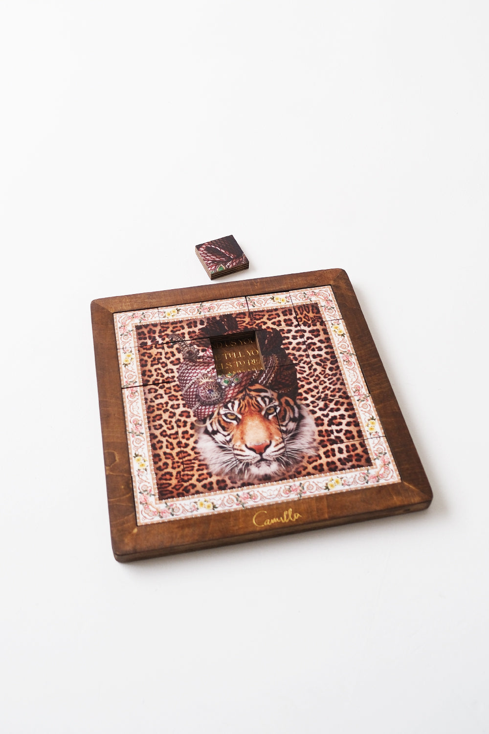 WOODEN DOUBLE SIDED PUZZLE VIP HOLIDAY GIFT HOUSE OF THE SUN
