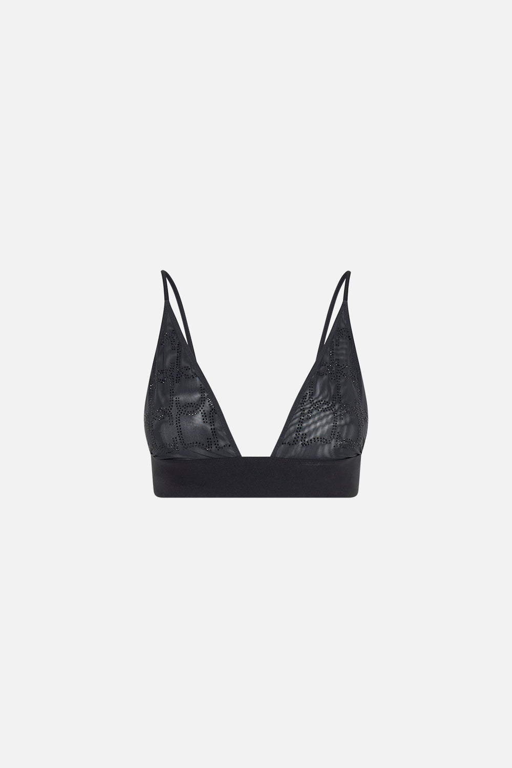 CAMILLA black mesh bra 
