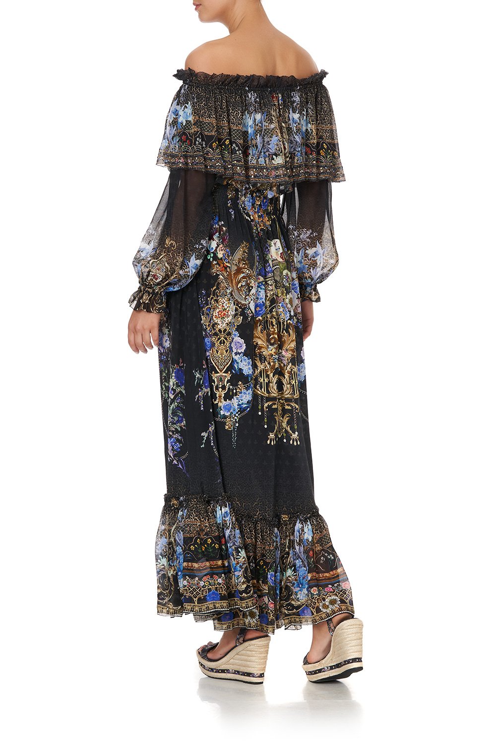 RUFFLE HEM LONG DRESS PALACE PLAYHOUSE