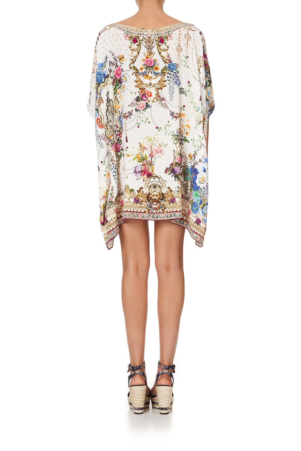 SHORT ROUND NECK KAFTAN BY THE MEADOW