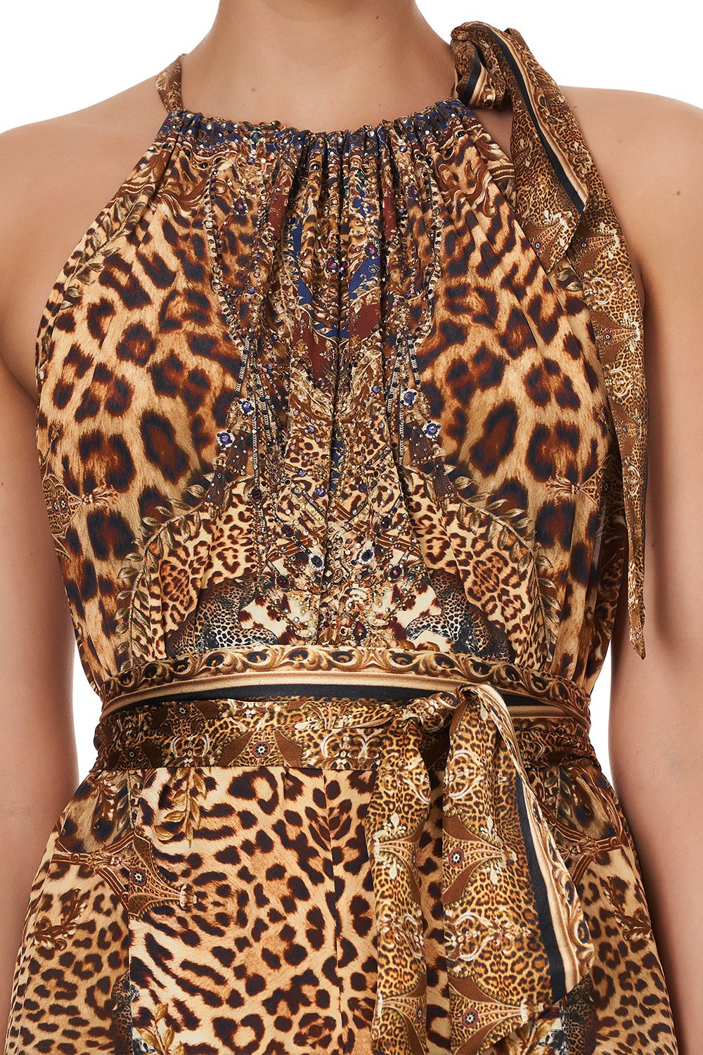 DRAWSTRING NECK JUMPSUIT LADY LODGE