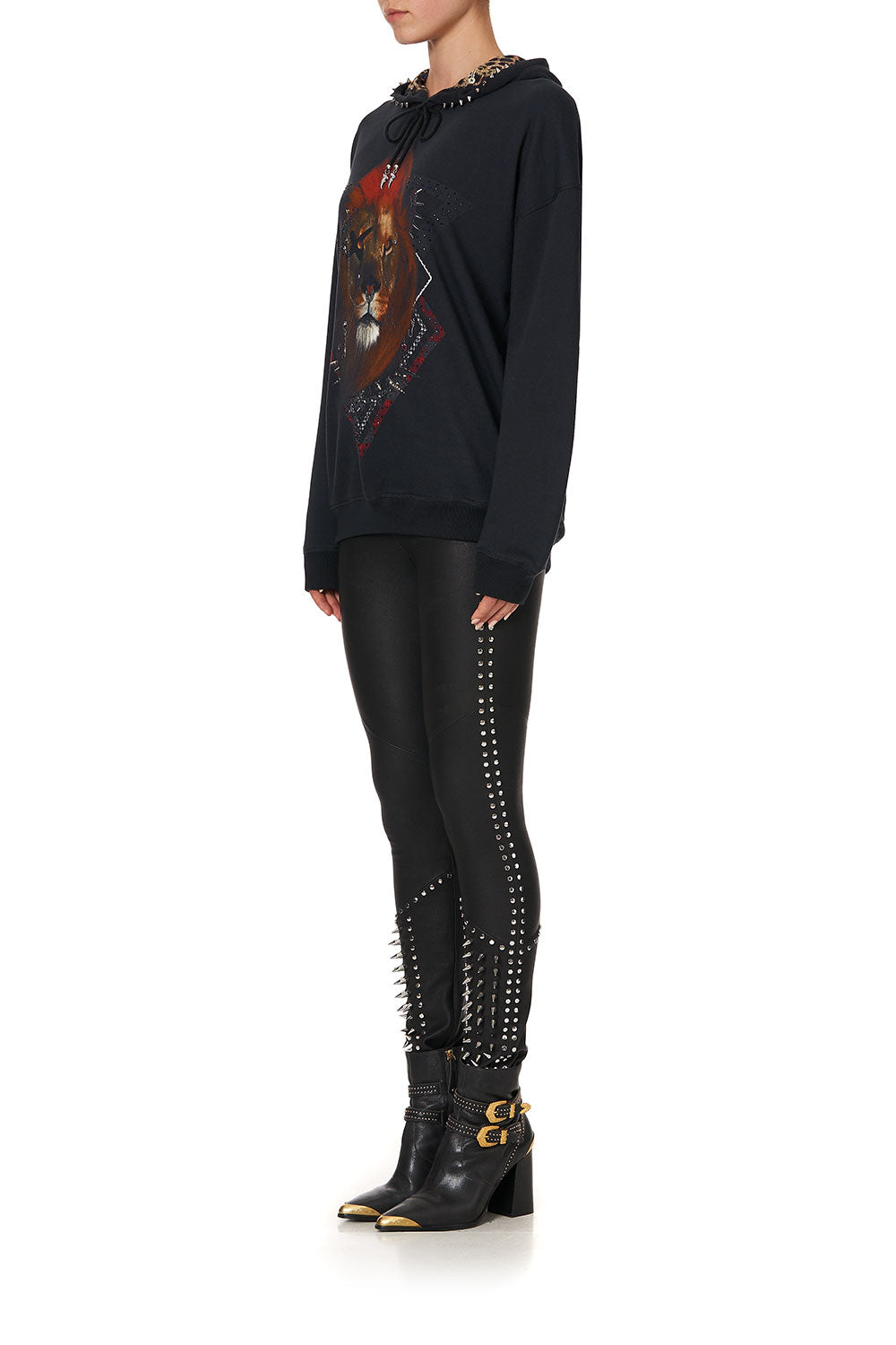 HOODIE WITH POCKETS POETIC ANARCHY