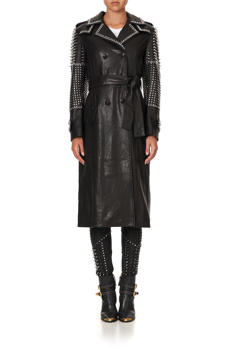 LEATHER TRENCH COAT LEATHER