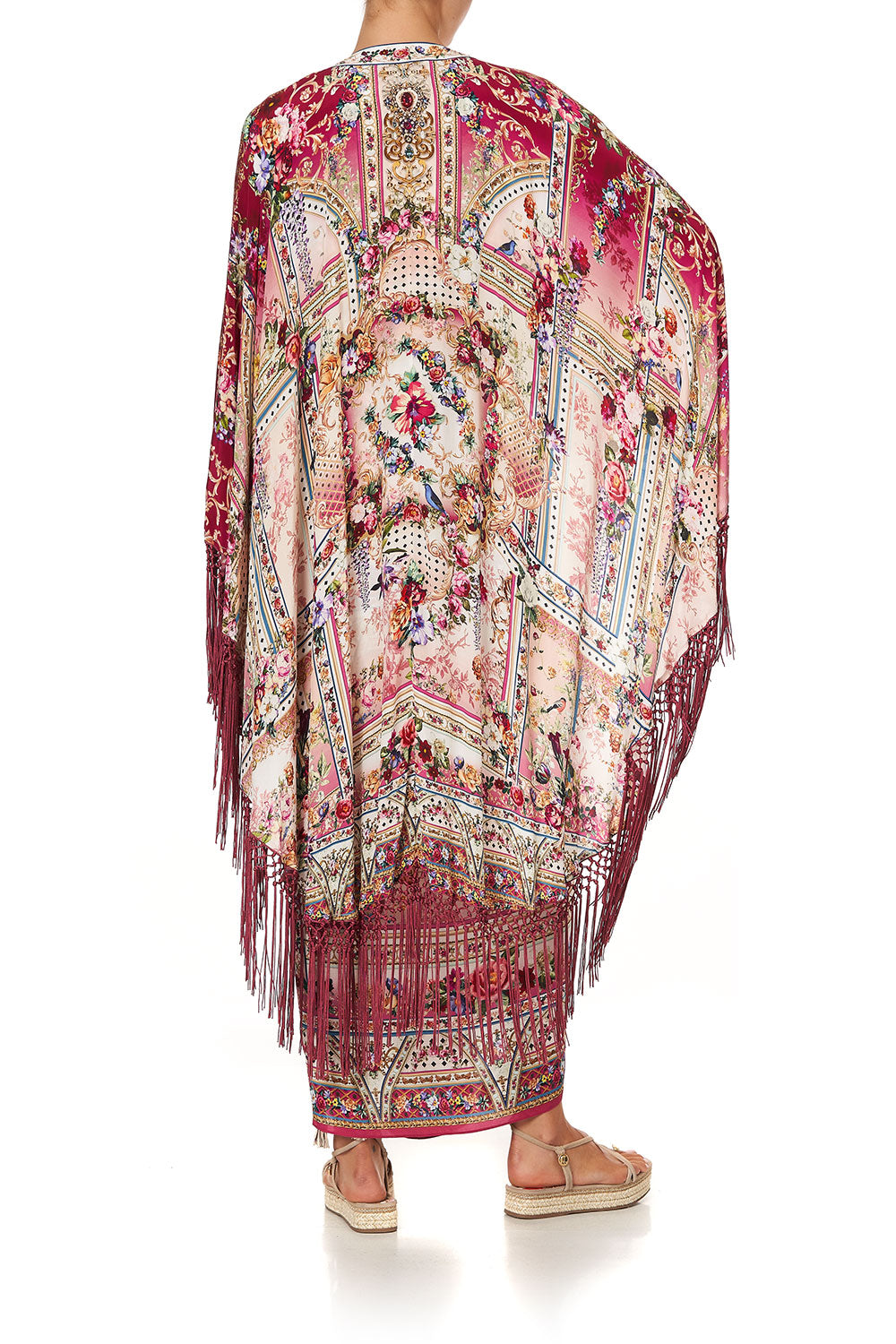 DRAPED HIGH-LOW LAYER SUMMONED BY A ROSE