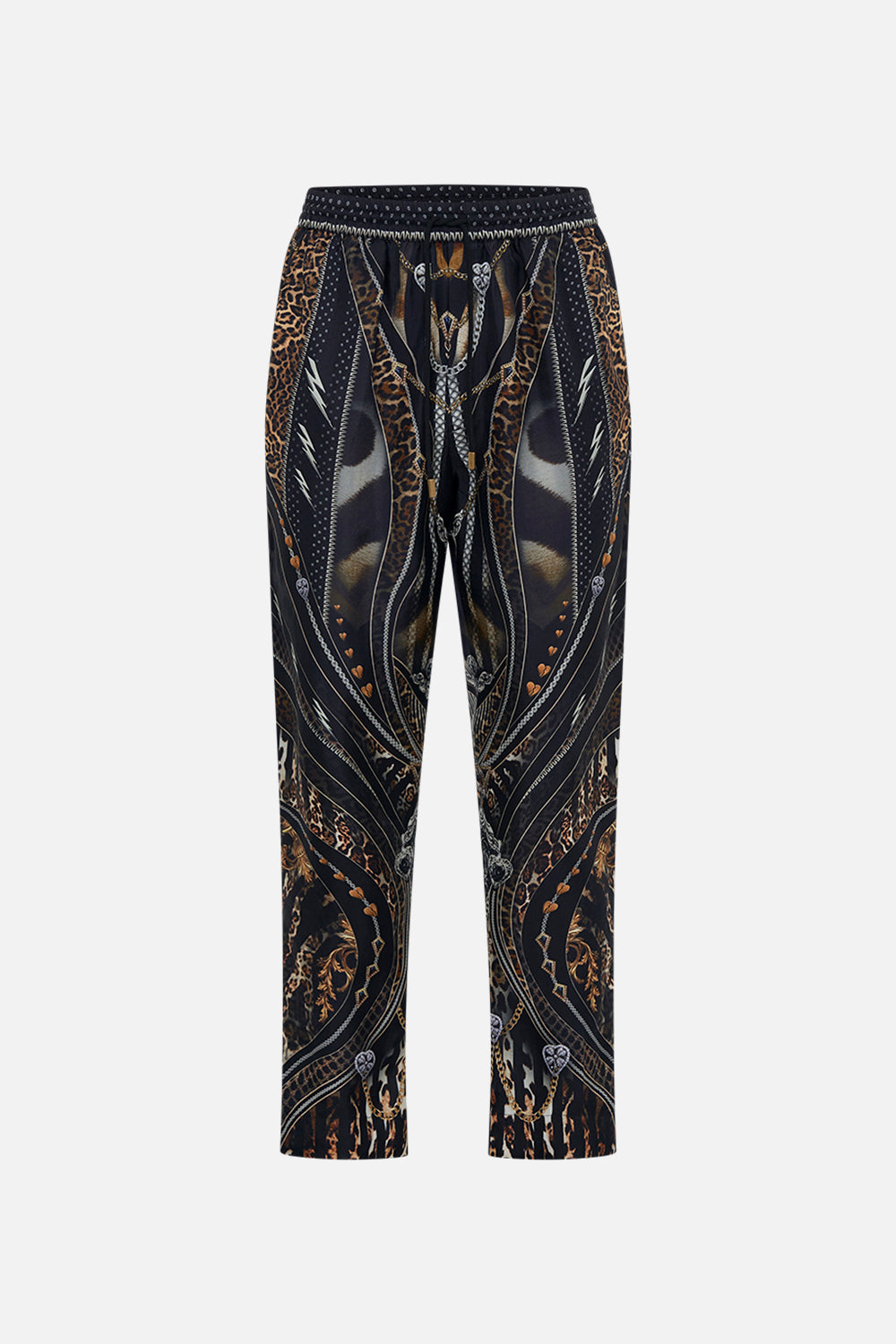 Product view of Hotel Franks by CAMILLA mens pants in Chaos In The Cosmos animal print 