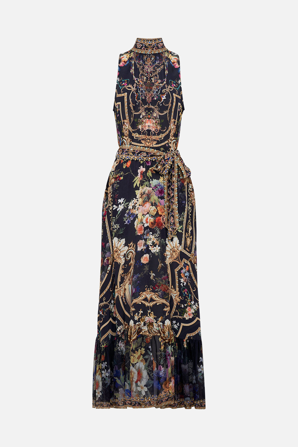 NECKTIE DRESS WITH ELASTICATED WAIST PLAY YOUR CARDS RIGHT