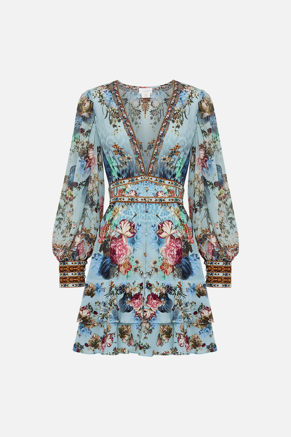 BUTTON FRONT FRILL DRESS LETTERS TO LEO