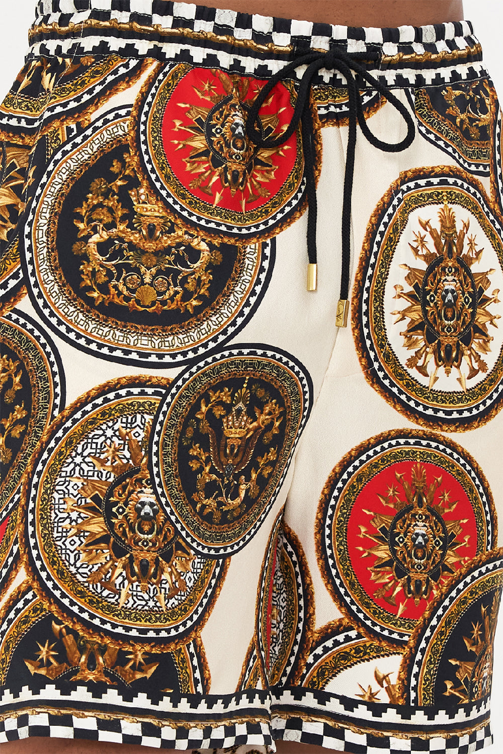 RELAXED BAGGY WALK SHORT DUOMO KALEIDO