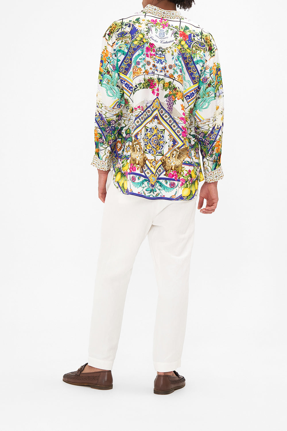 MENS OVERSIZED SHIRT AMALFI AMORE