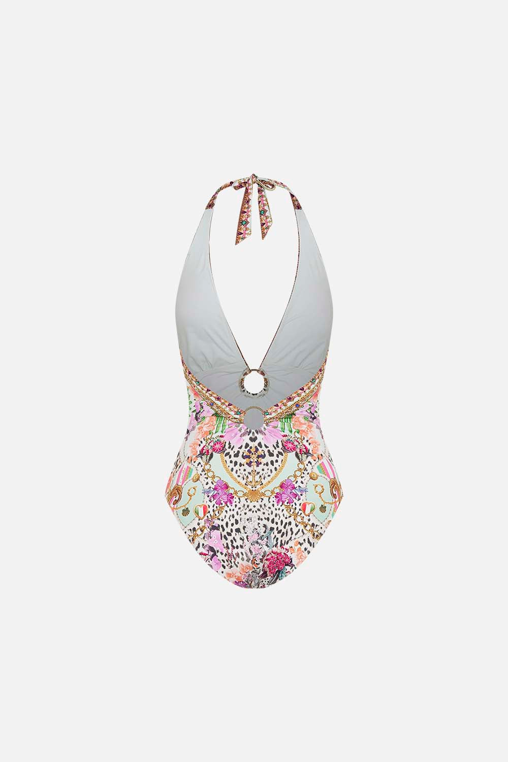 RING DETAIL PLUNGE V ONE PIECE DEAR AMORE MIO