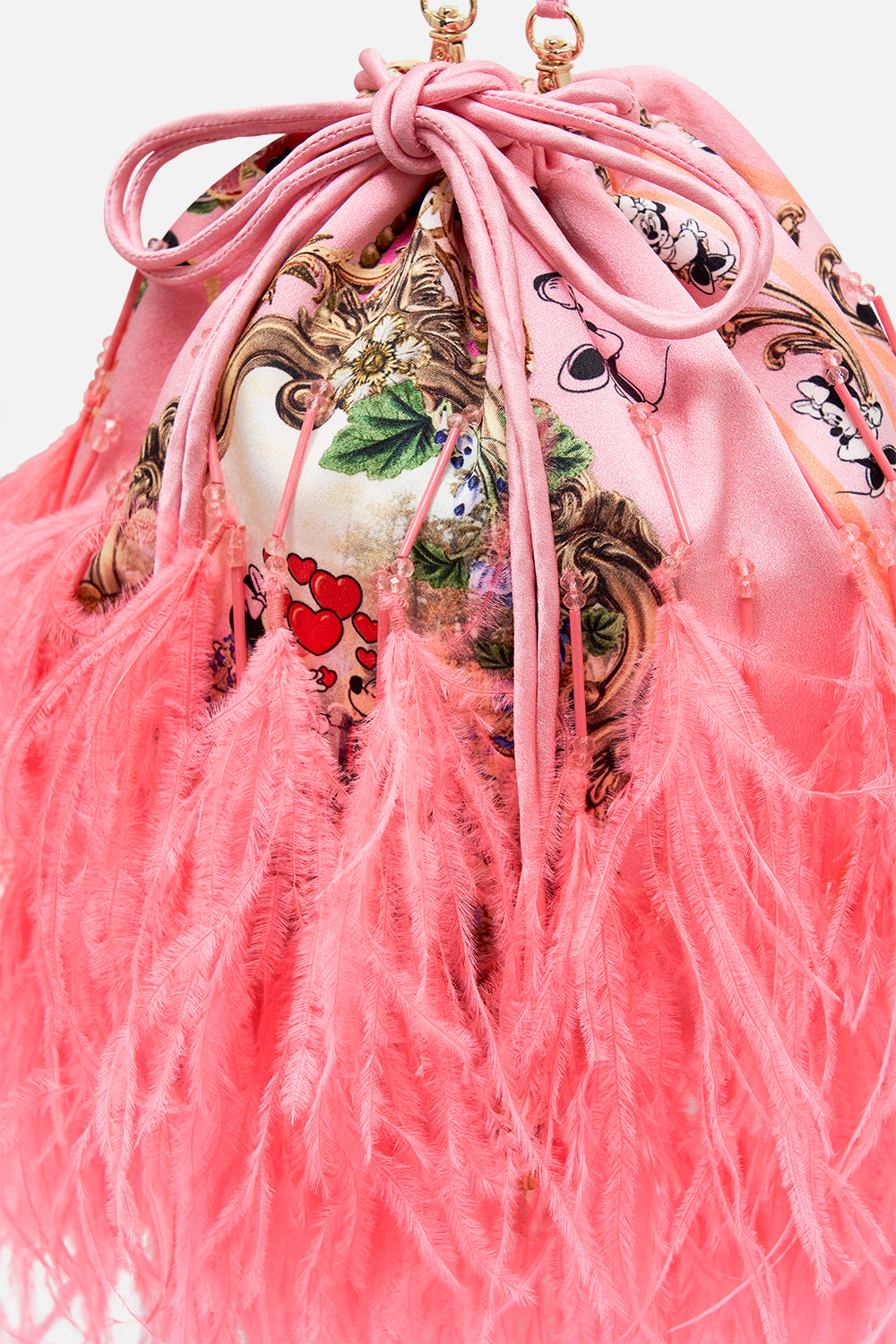 ROUND DRAWSTRING POUCH MINNIE MOUSE MAGIC