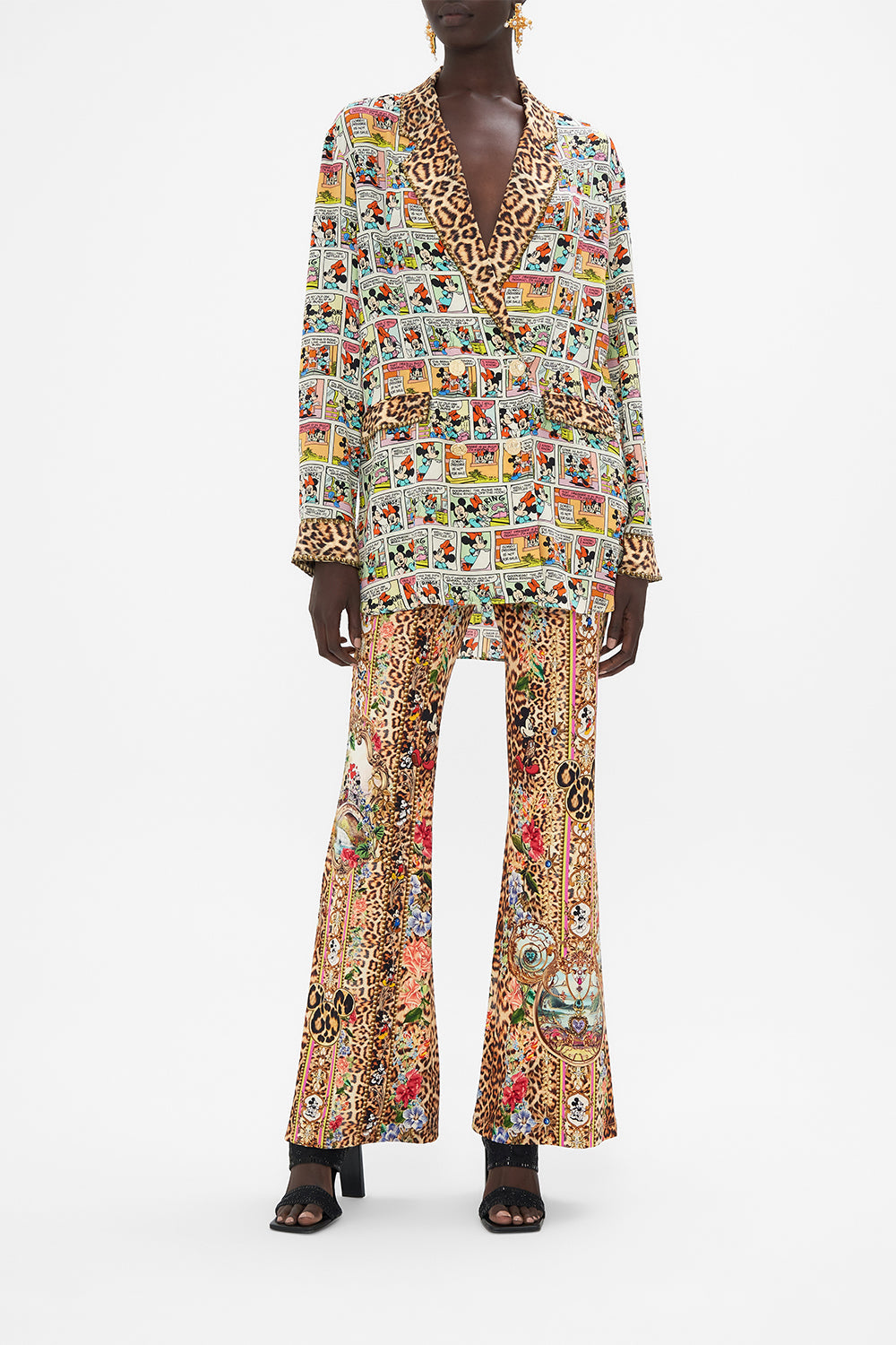 DOUBLE BREASTED SOFT JACKET A TRIP DOWN THE COMIC STRIP