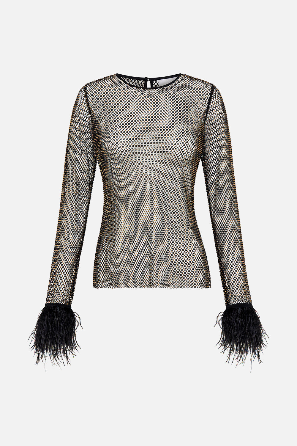 CAMILLA mesh top in soul of a stargazer