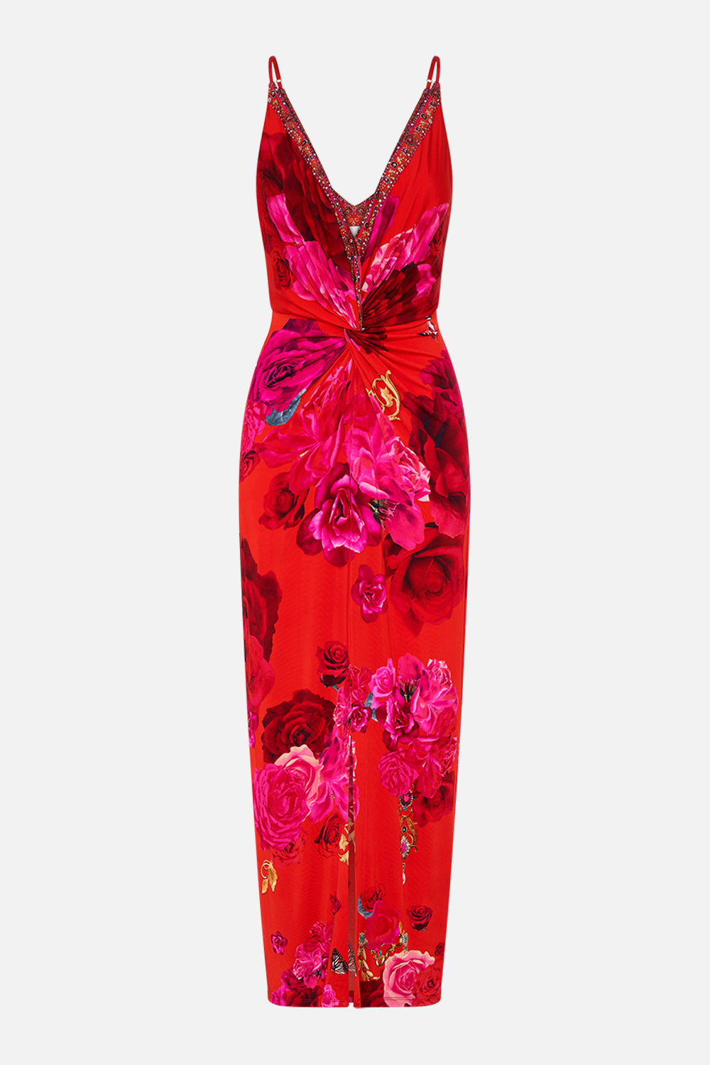 CAMILLA floral dress in An Italain Rosa print