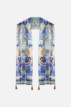 CAMILLA long scarf in Views of Vesuvius print