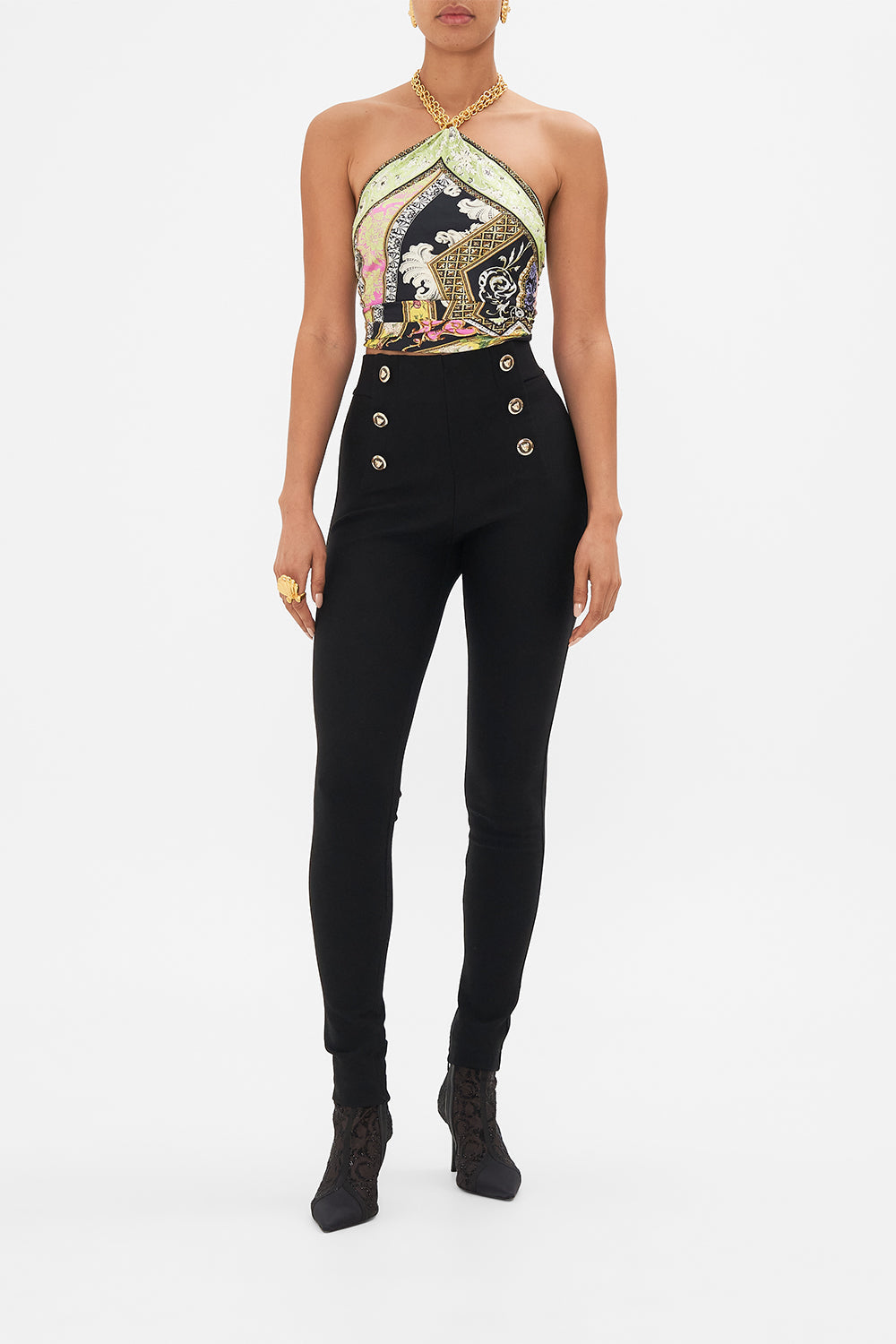 Product view of CAMILLA silk scarf in Florence Field Day print