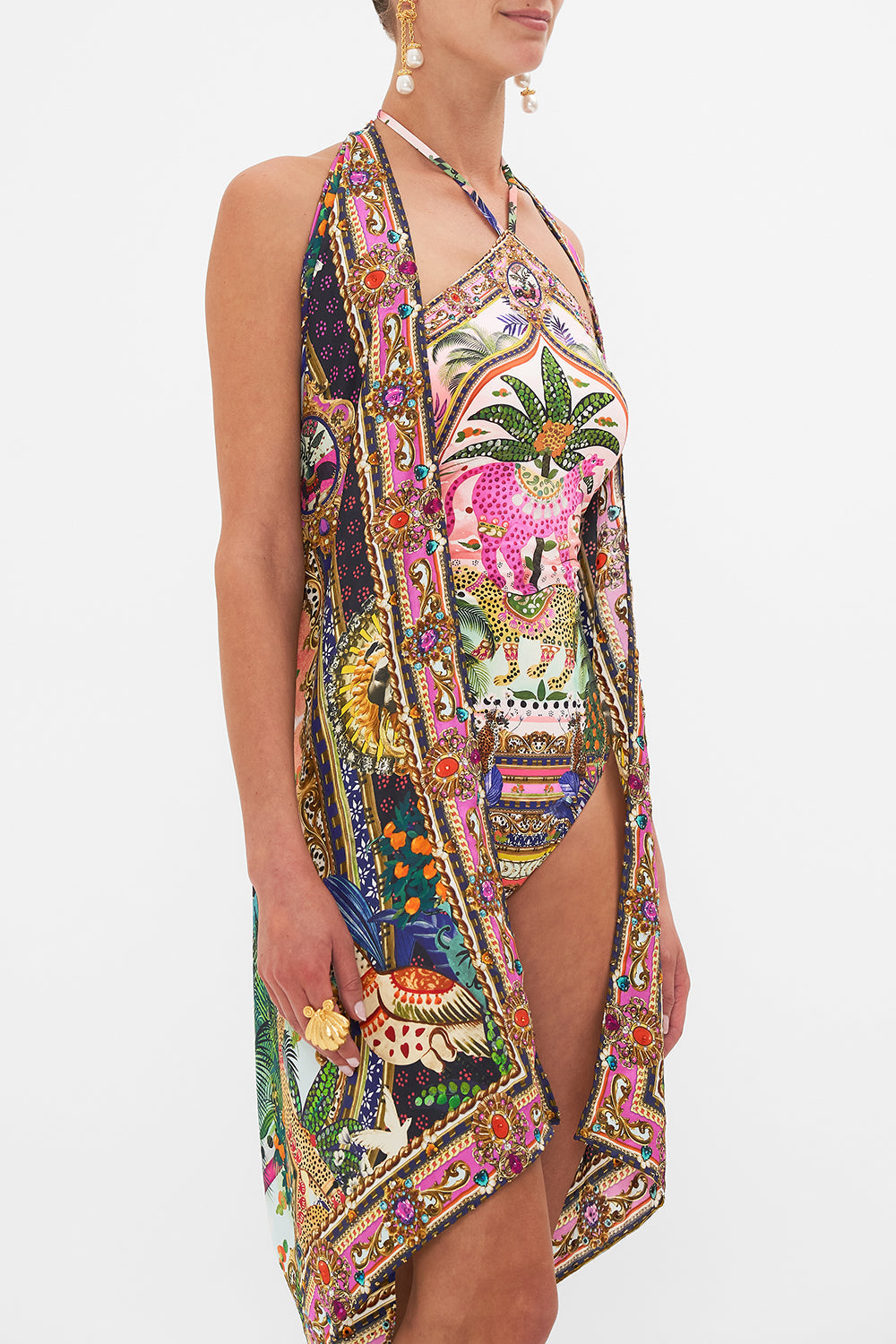 LARGE SQUARE SCARF ALESSANDROS ATLANTIS