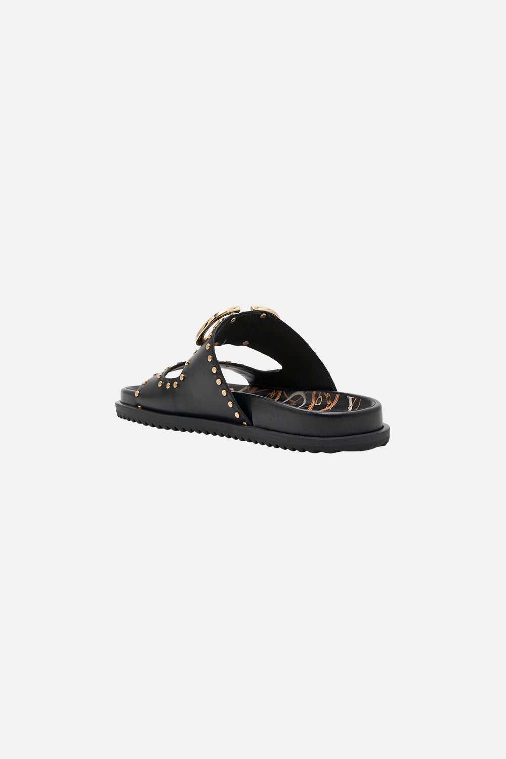 The CAMILLA LUCIA CF BUCKLE SANDAL COAST TO COAST in our  print.