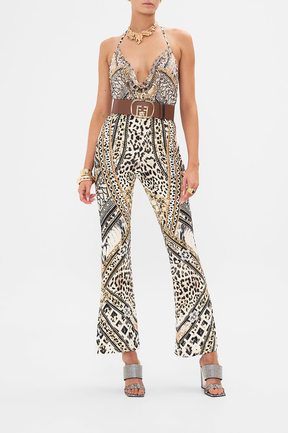 Product view of CAMILLA designer leather belt 