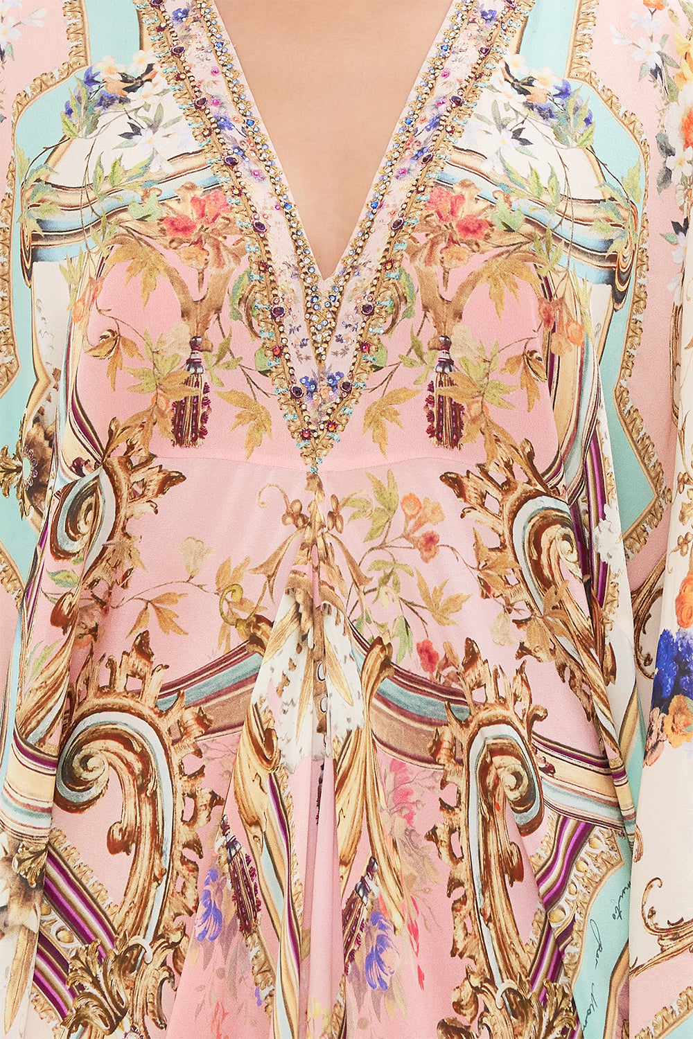 T SHAPE LONG KAFTAN LETTERS FROM THE PINK ROOM