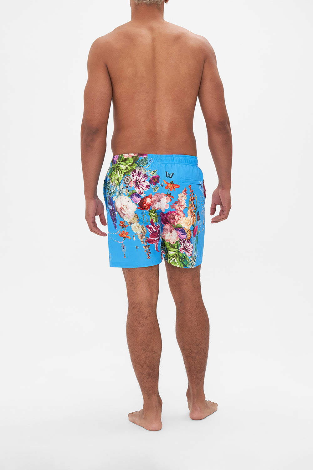 Hotel Fransk by CAMILLA mens blue floral print boardshorts in Nectar Of The Gods print