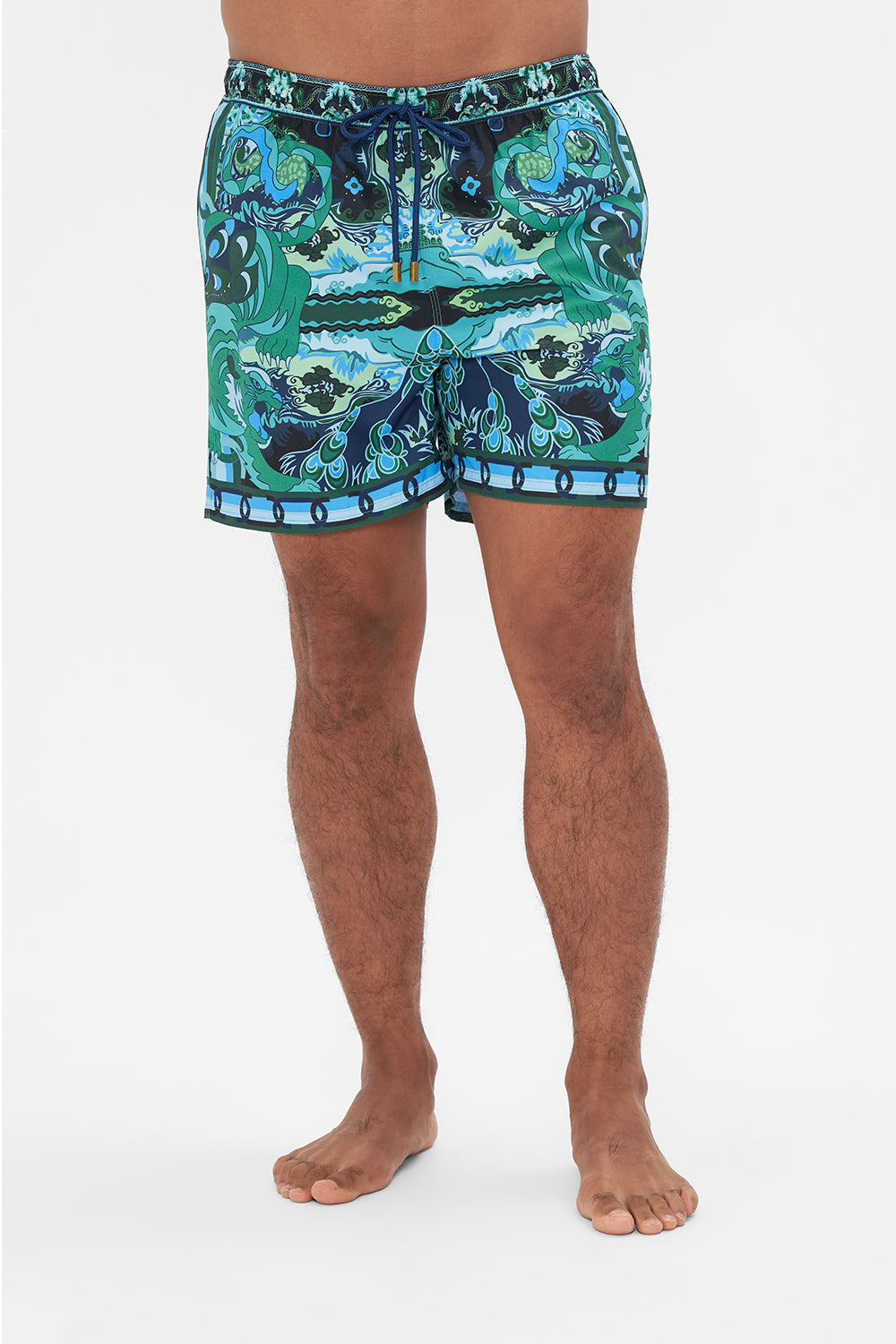 Hotel Franks By CAMILLA mens boardshorts in These Walls Are Talking print