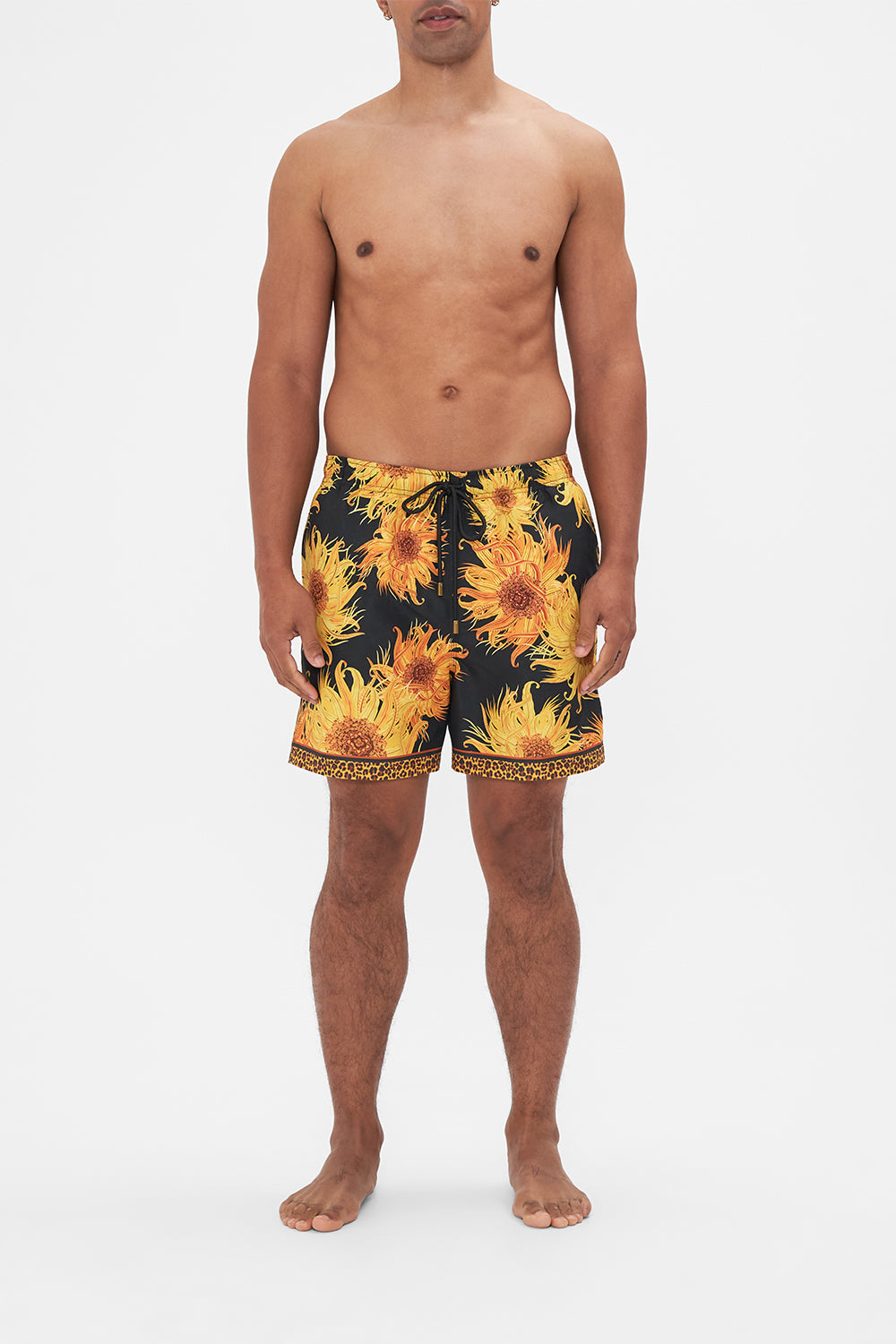 The CAMILLA MID LENGTH BOARDSHORT MAKE ME YOUR MASTERPIECE in our MAKE ME YOUR MASTERPIECE print.