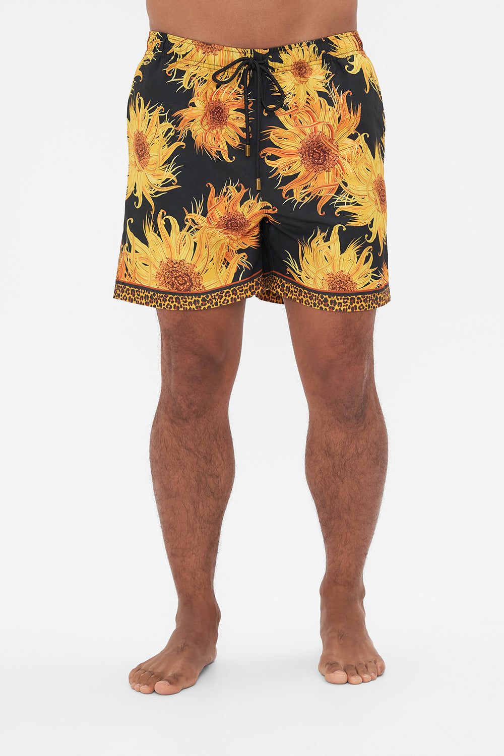 The CAMILLA MID LENGTH BOARDSHORT MAKE ME YOUR MASTERPIECE in our  print.
