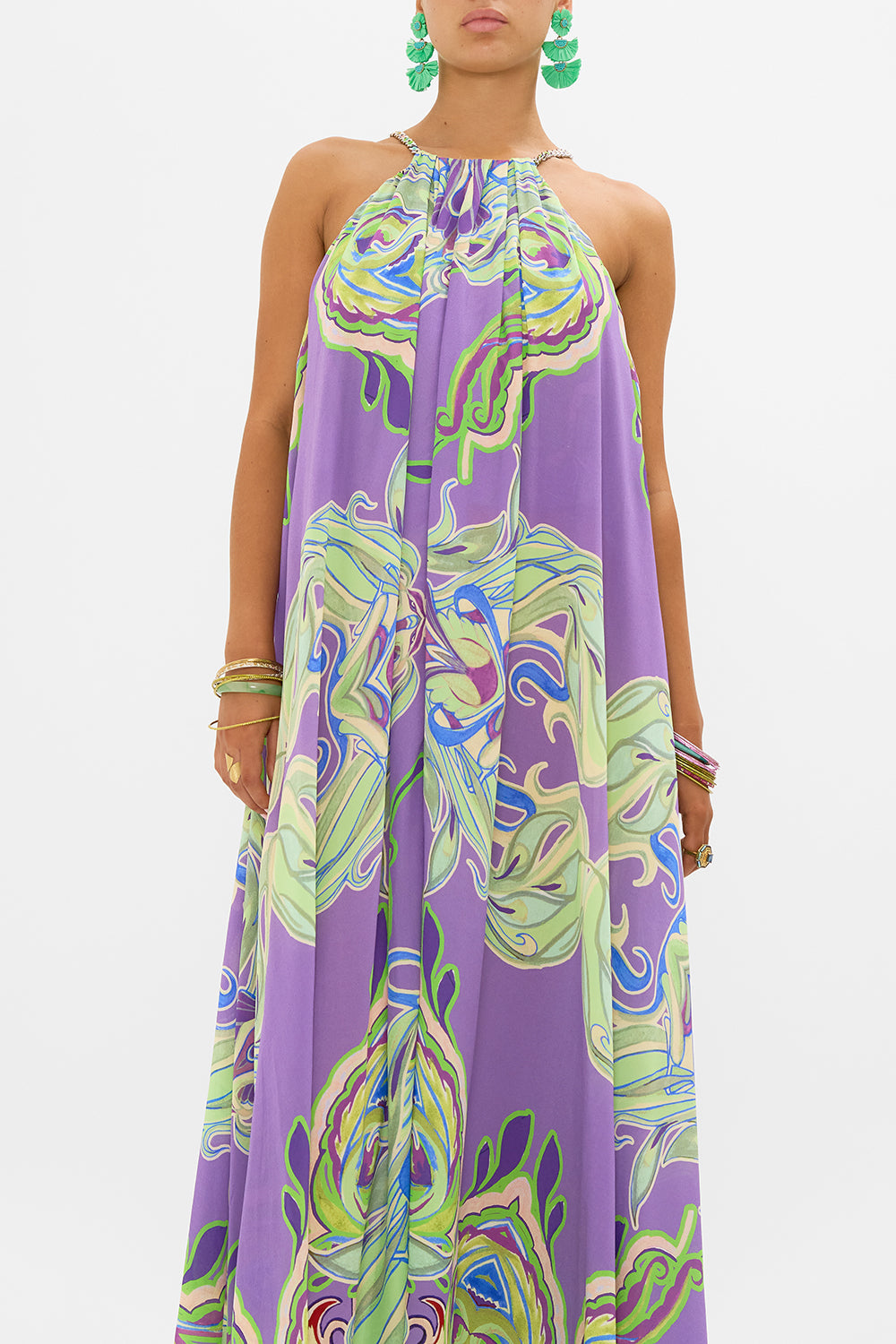CAMILLA maxi dress in Amsterdam Jewel print