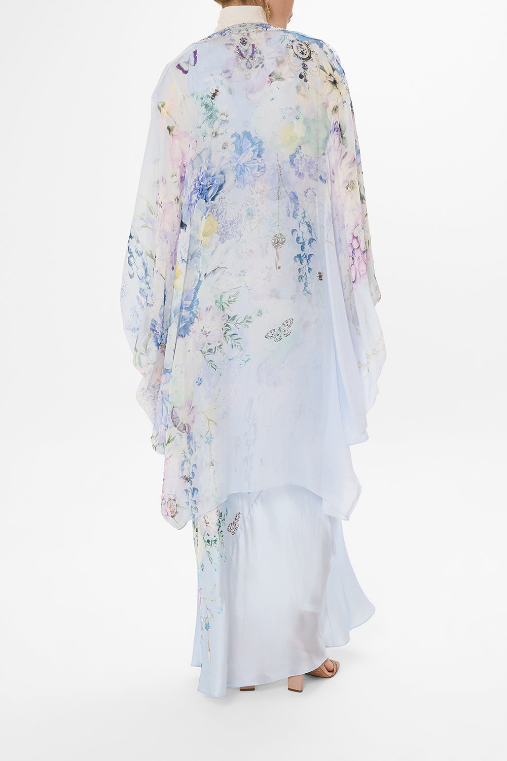 CAMILLA coocon knit layer in Butterfloria 