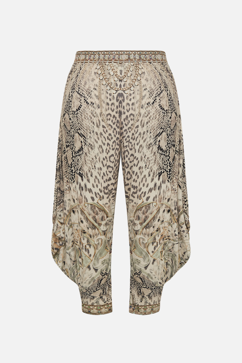 CAMILLA jersey pants in Looking Glass Houses print