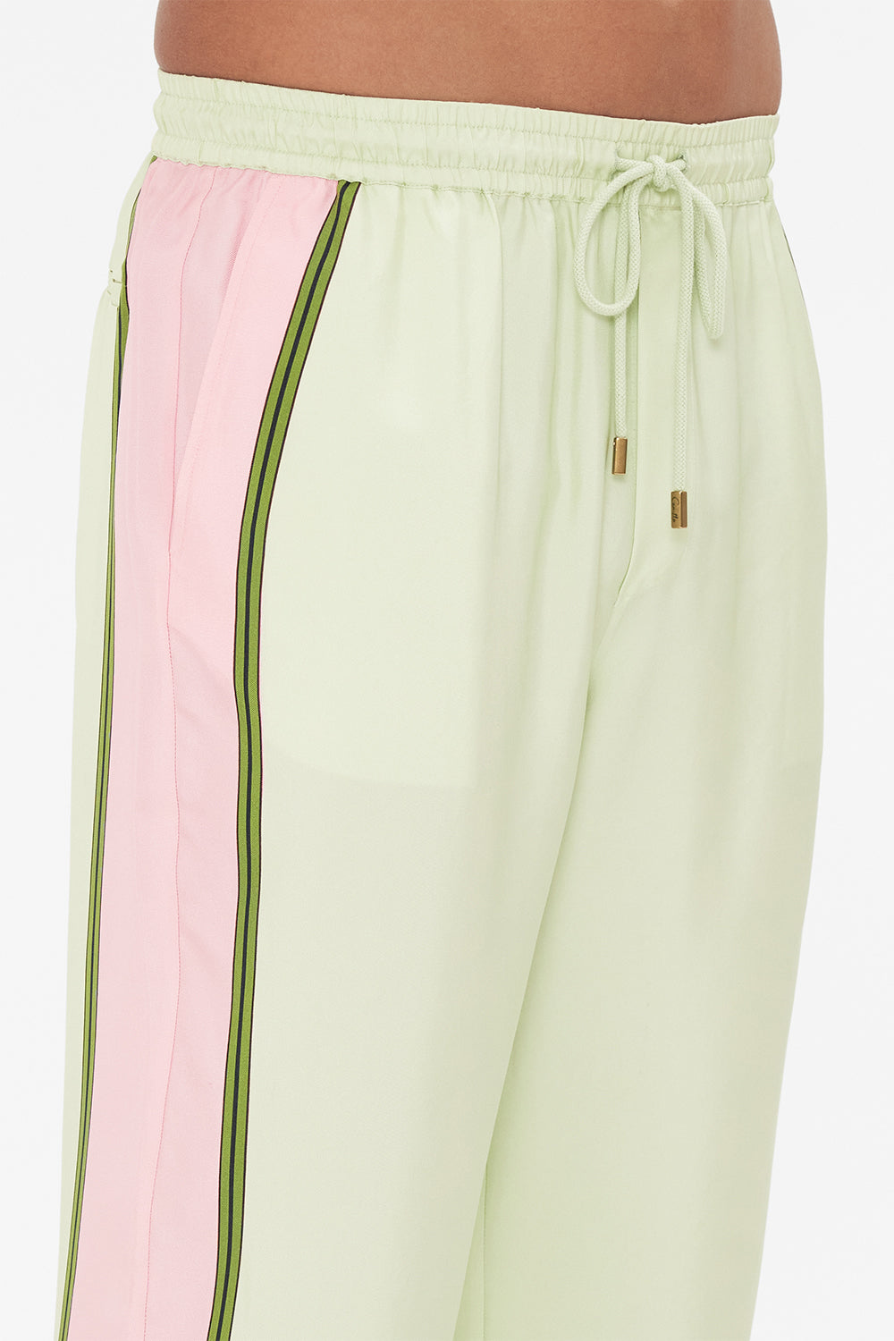 Hotel Franks by CAMILLA  mens lounge pants in Lets Chase Rainbows print