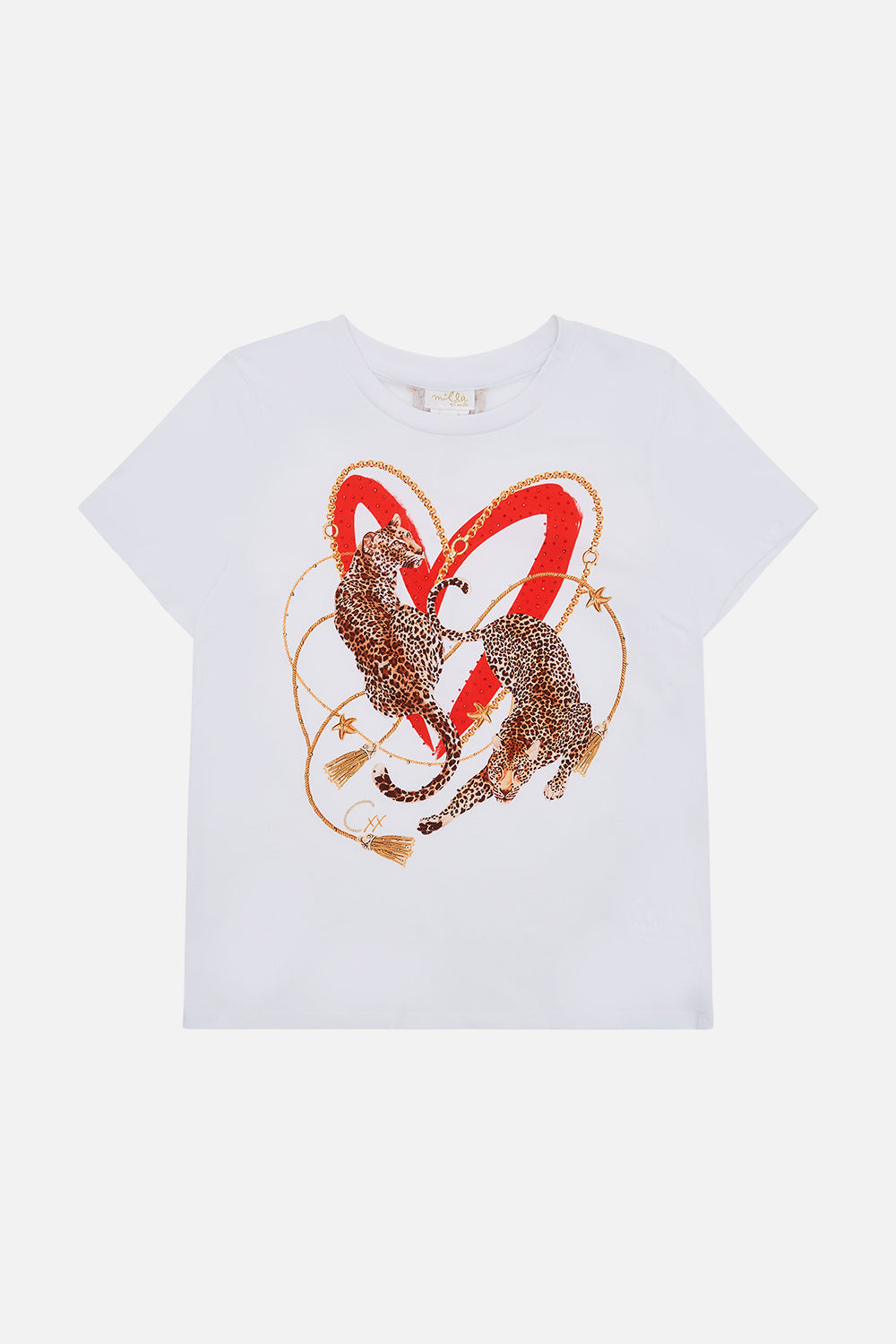 Product view of Milla by CAMILLA kids t shirt in Saluti Summerttime print 