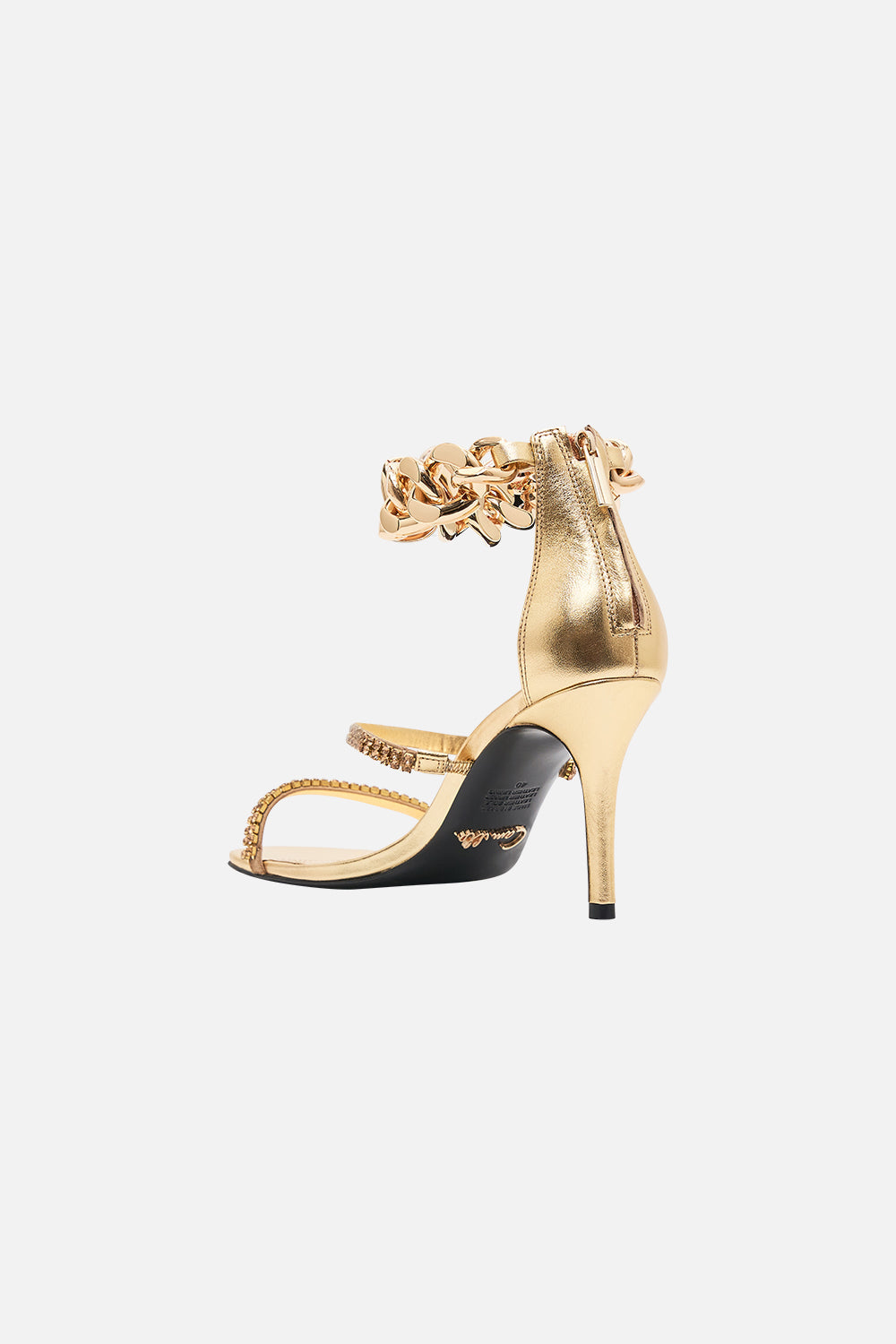 CAMILLA gold heels 