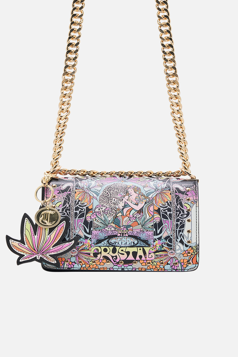 CAMILLA cross body bag in Day Trippin print