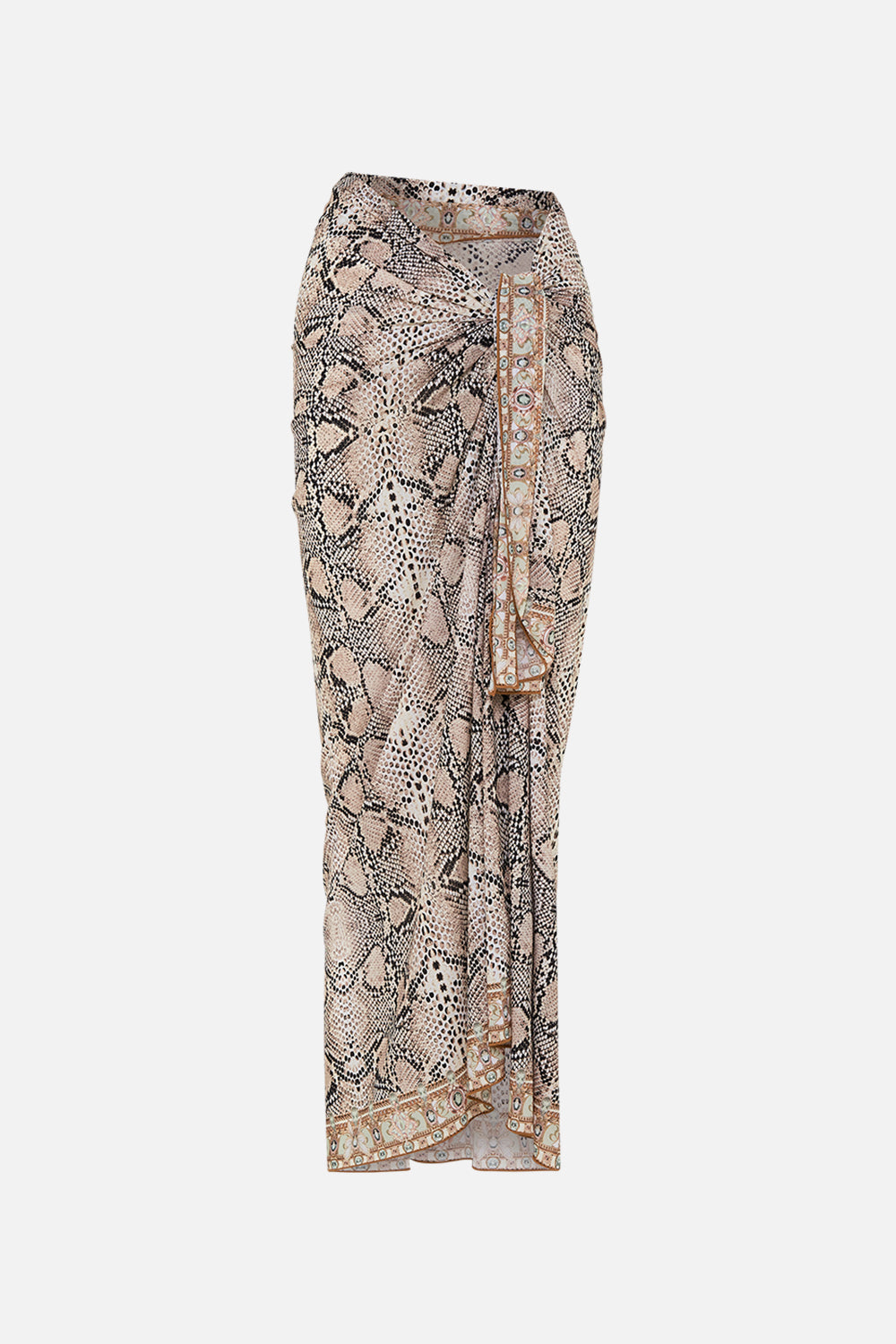 CAMILLA resortwear sarong in Looking Glass Houses print